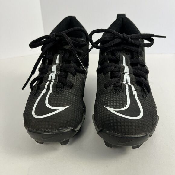 Nike Football Cleats Alpha Menace 3 Shark Youth Kids Size 11C Black - Picture 2 of 9